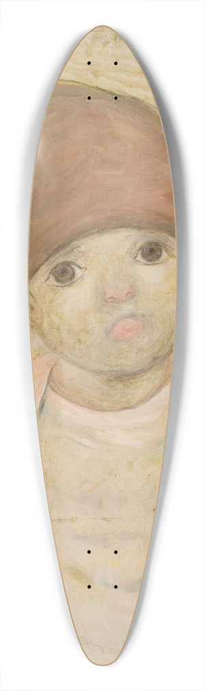 Tadeusz Makowski - Dziewczynka w berecie z pomponem 39.3 inch art pintail longboard deck