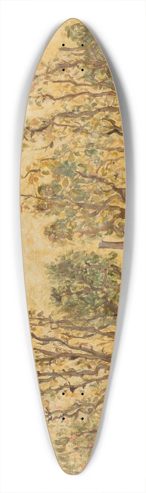 Tadeusz Makowski - Sad 39.3 inch art pintail longboard deck