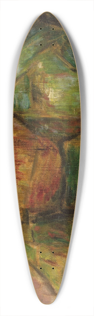 Tadeusz Makowski - Still life with pears 39.3 inch art pintail longboard deck