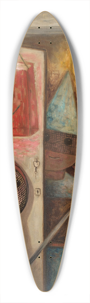 Tadeusz Makowski - Swordsmen 39.3 inch art pintail longboard deck