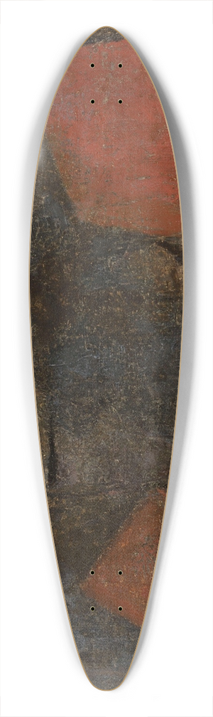 Tadeusz Makowski - Ulica 39.3 inch art pintail longboard deck