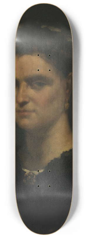 Gustave Courbet - Bildnis einer Dame 8.25 inch art skate deck
