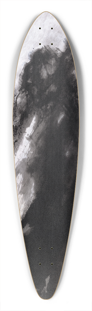 Takeuchi Seih - Waterfall 39.3 inch art pintail longboard deck