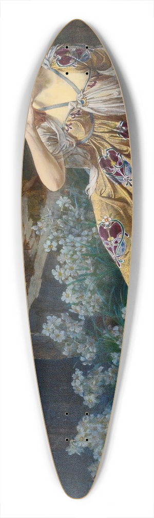 Talbot Hughes - Echo 39.3 inch art pintail longboard deck