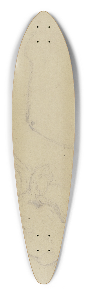 Teutwart Schmitson - A cattle 39.3 inch art pintail longboard deck