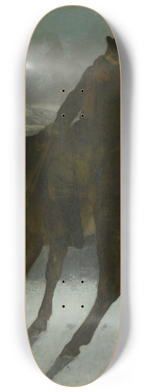 Gustave Courbet - Hunter onHorseback 8.25 inch art skate deck