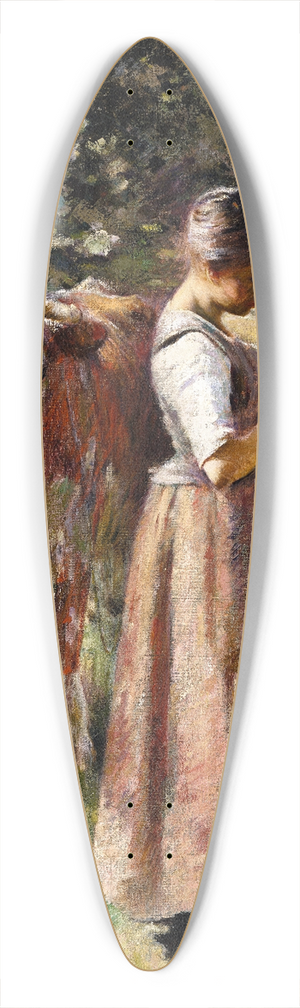 Theodore Robinson - La Vachre 39.3 inch art pintail longboard deck