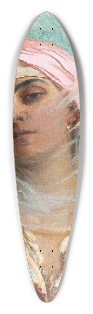 Theodoros Ralli - Jeune ottomane 39.3 inch art pintail longboard deck