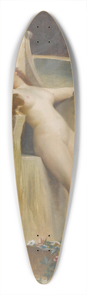 Theodoros Ralli - The Offering 39.3 inch art pintail longboard deck