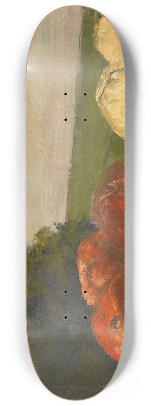 Gustave Courbet - Nature morte 8.25 inch art skate deck