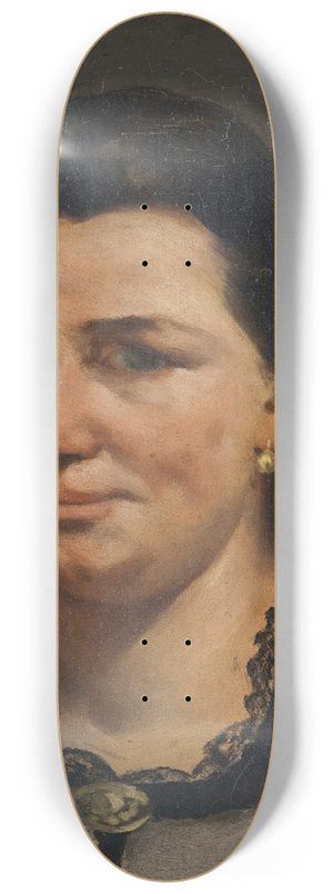 Gustave Courbet - Portrait de femme 8.25 inch art skate deck