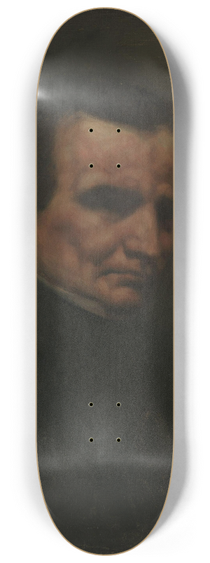Gustave Courbet - Portrait of the Composer Hector Berlioz 8.25 inch art skate deck
