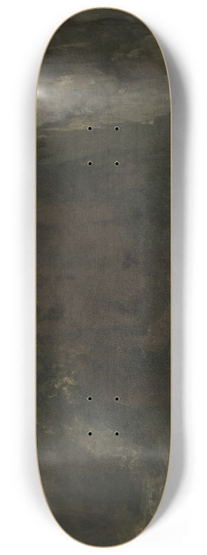 Gustave Courbet - The Cliffs of the Loue 8.25 inch art skate deck