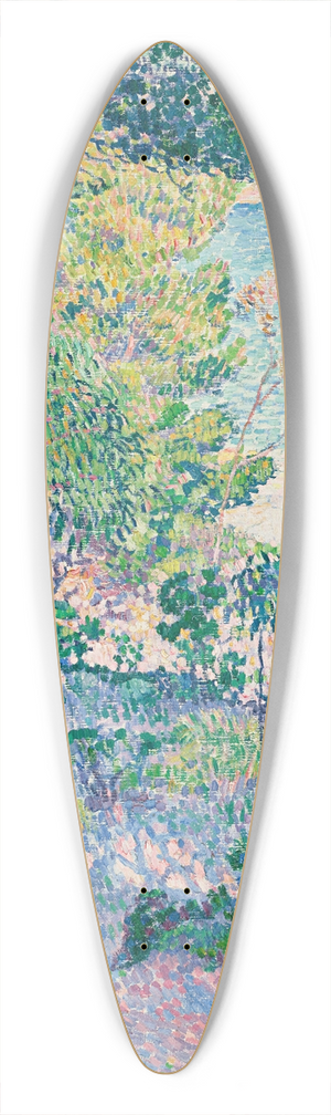 Theo van Rysselberghe - Eucalyptus  Cavalire 39.3 inch art pintail longboard deck