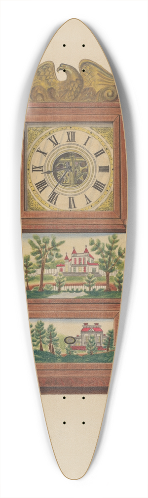 Therkel Anderson - Shelf Clock 39.3 inch art pintail longboard deck