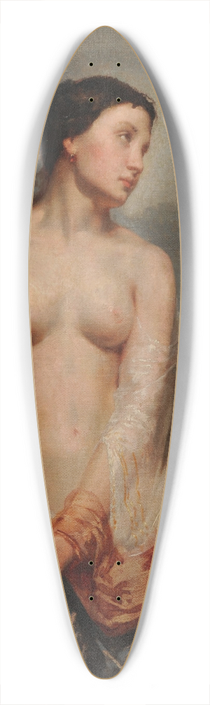 Thodore Chassriau - La Captive 39.3 inch art pintail longboard deck