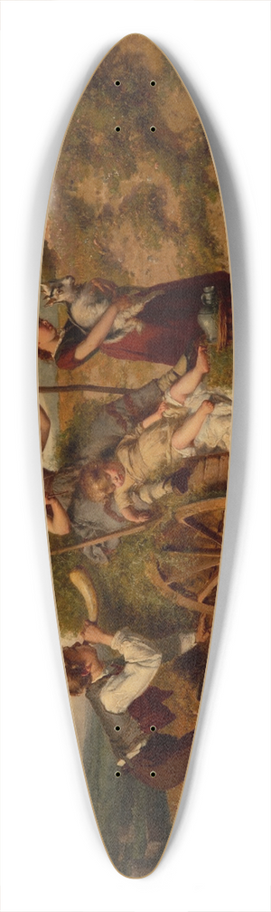 Thodore Grard - The country children 39.3 inch art pintail longboard deck