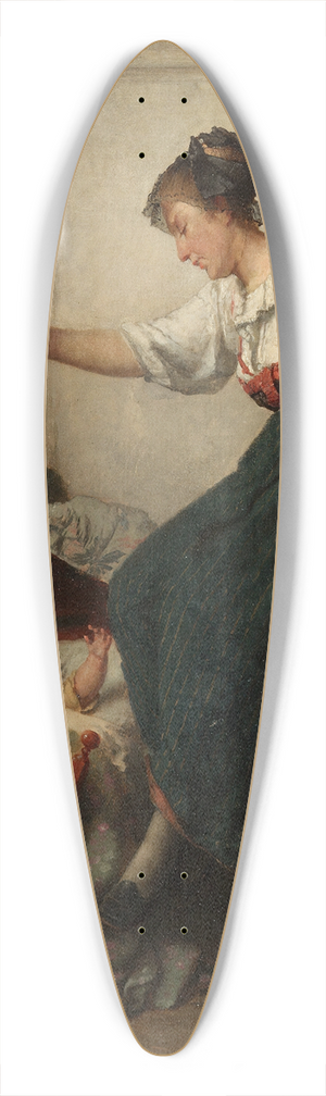 Thodore Grard - The New Rattle 39.3 inch art pintail longboard deck