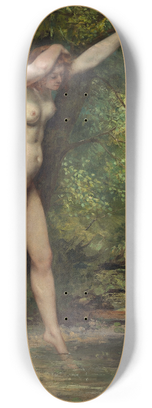 Gustave Courbet - The Young Bather 8.25 inch art skate deck