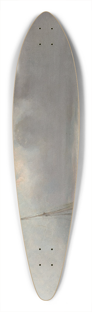 Thodore Gudin - Beach scene 39.3 inch art pintail longboard deck