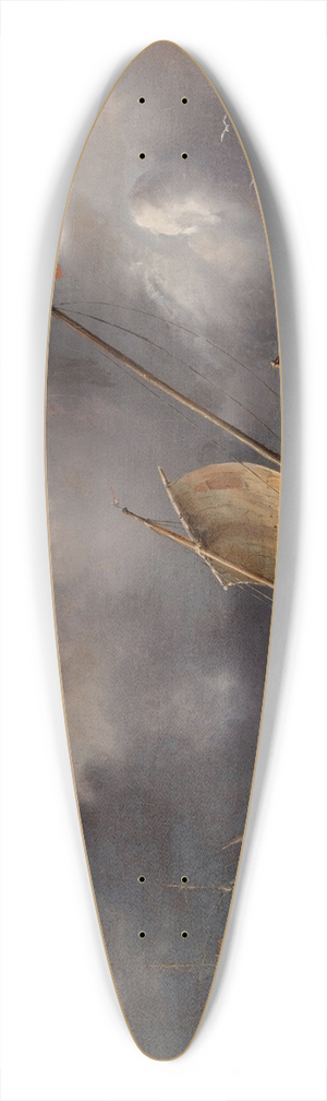 Thodore Gudin - La tempte 39.3 inch art pintail longboard deck