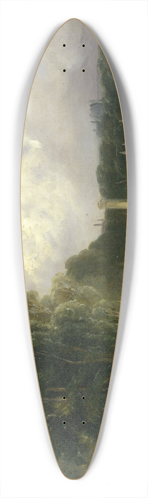 Thodore Gudin - Le Cours-la-Reine 39.3 inch art pintail longboard deck