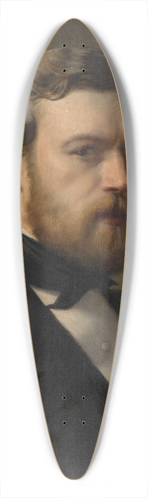 Thodore-Joseph Canneel - Self Portrait 39.3 inch art pintail longboard deck