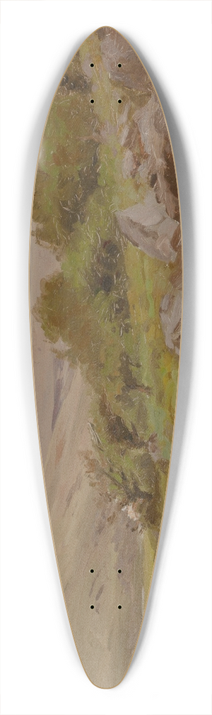 Thomas Allen, Jr. - Landscape, possibly Wales 39.3 inch art pintail longboard deck