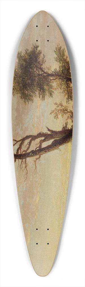 Thomas Cole - American Lake Scene 39.3 inch art pintail longboard deck