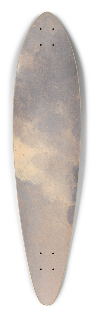 Thomas Cole - Clouds 39.3 inch art pintail longboard deck