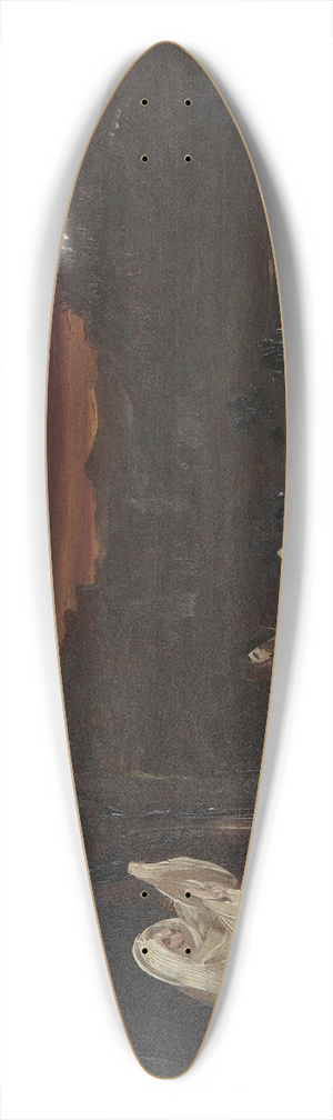 Thomas Cole - Dead Rising from Tombs 39.3 inch art pintail longboard deck