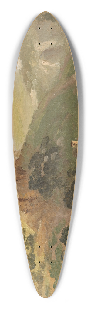Thomas Cole - Italian Landscape 39.3 inch art pintail longboard deck