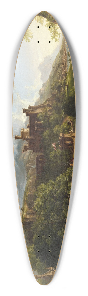 Thomas Cole - The Departure 39.3 inch art pintail longboard deck