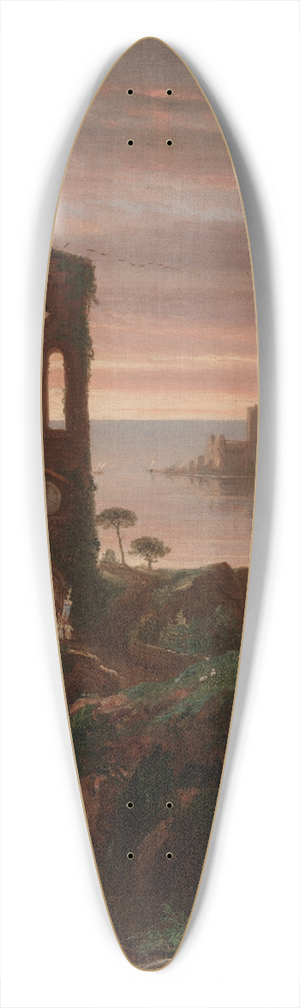 Thomas Cole - The VesperHymn 39.3 inch art pintail longboard deck