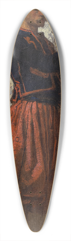 Thomas Couture - AZouave 39.3 inch art pintail longboard deck