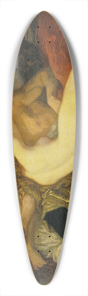 Thomas Couture - Horace and Lydia 39.3 inch art pintail longboard deck