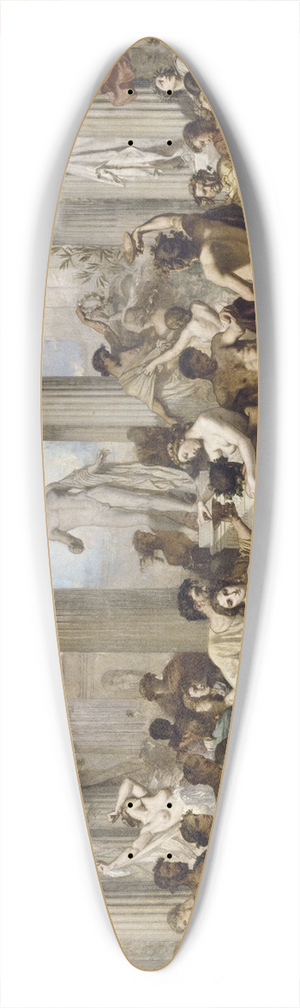 Thomas Couture - Romans during the Decadence 39.3 inch art pintail longboard deck
