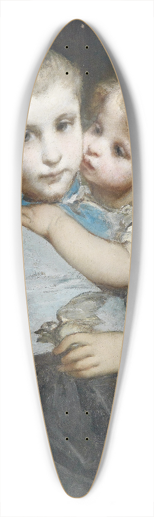 Thomas Couture - Schwestern 39.3 inch art pintail longboard deck