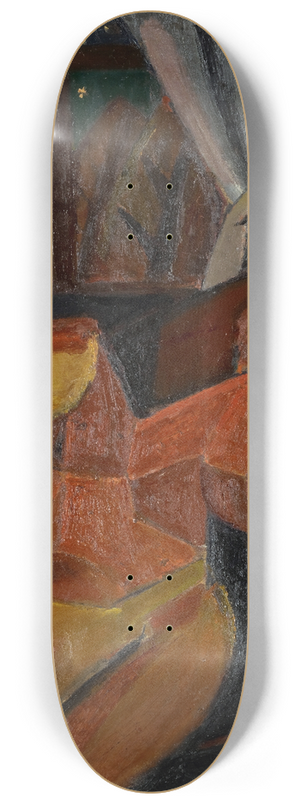 Gustave De Smet - Woman Sleeping 8.25 inch art skate deck