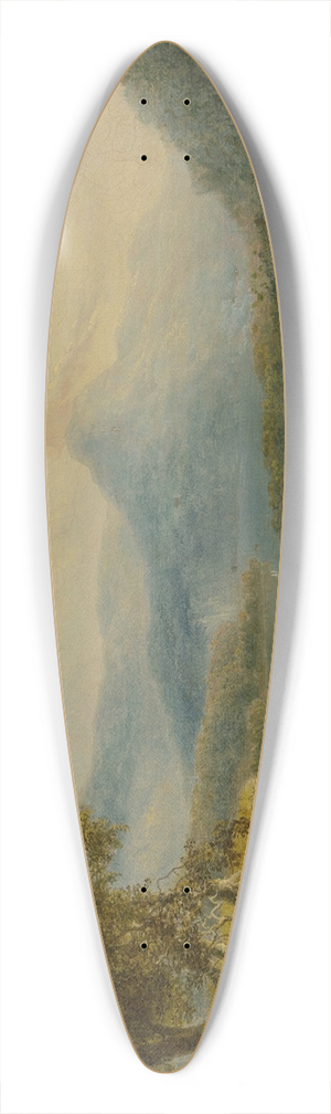 Thomas Doughty - Two Fishermen 39.3 inch art pintail longboard deck