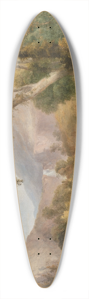 Thomas Doughty - White Mountains, New Hampshire 39.3 inch art pintail longboard deck