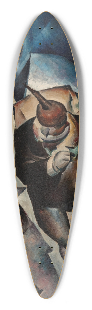 Thomas Duncan Benrimo - Running Man 39.3 inch art pintail longboard deck