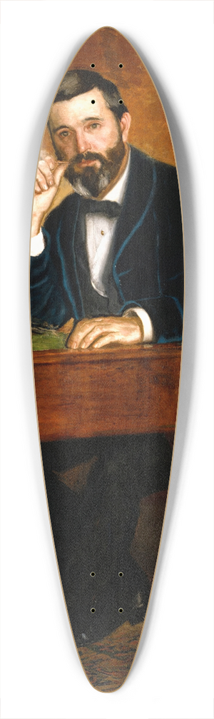 Thomas Eakins - Dr. Horatio C. Wood 39.3 inch art pintail longboard deck