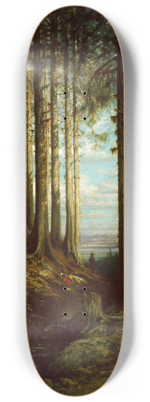 Gustave Dor - Alpine Scene 8.25 inch art skate deck