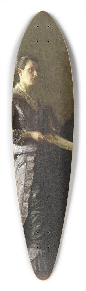 Thomas Eakins - Singing a Pathetic Song 39.3 inch art pintail longboard deck
