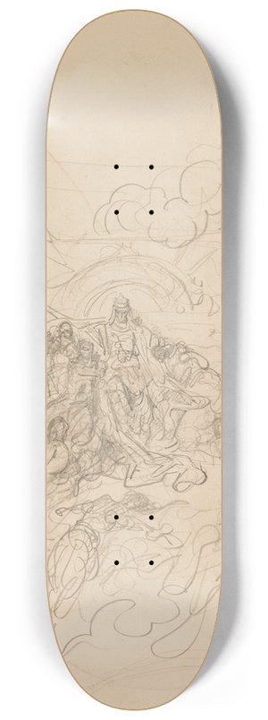 Gustave Dor - Anthony and Cleopatra 8.25 inch art skate deck