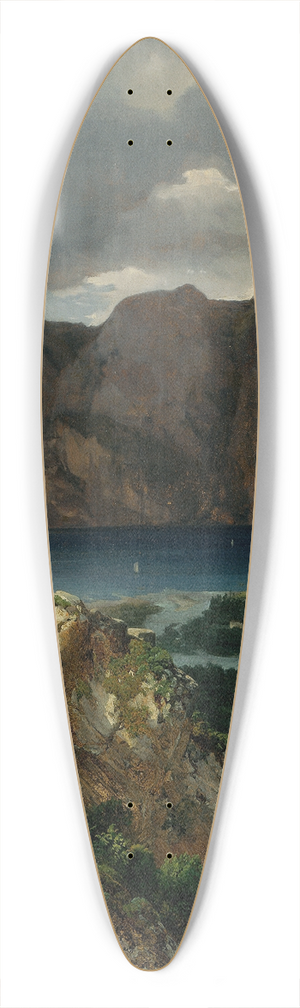 Thomas Ender - Blick auf den Gardasee 39.3 inch art pintail longboard deck