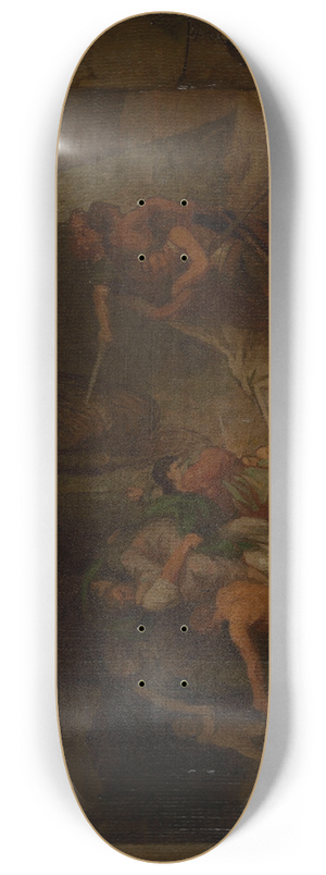 Gustave Dor - Fire of Rome 8.25 inch art skate deck