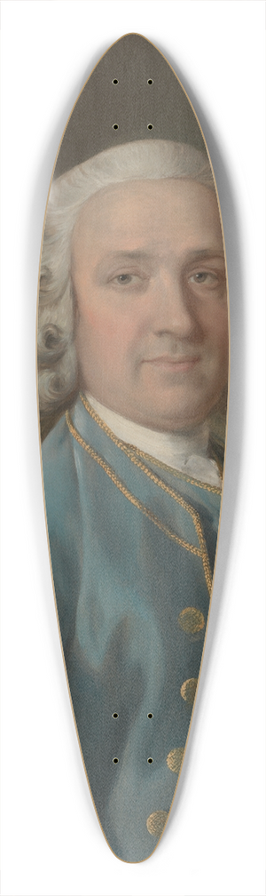 Thomas Gainsborough - A Man Called Mr. Wood, the Dancing Master 39.3 inch art pintail longboard deck