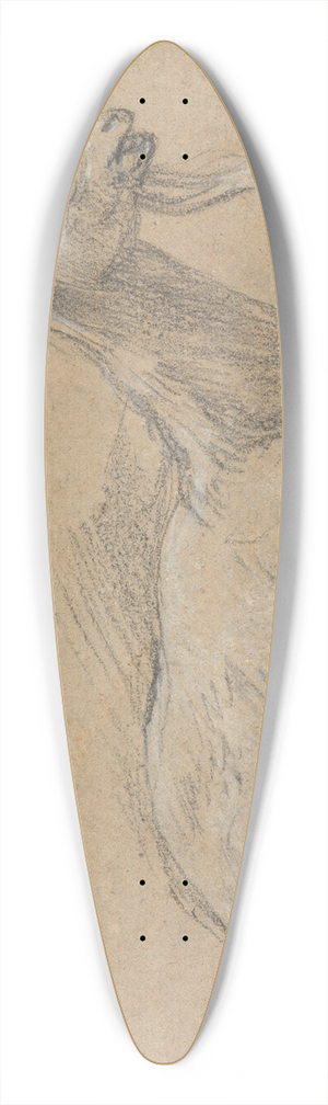 Thomas Gainsborough - Study of a Goat 39.3 inch art pintail longboard deck